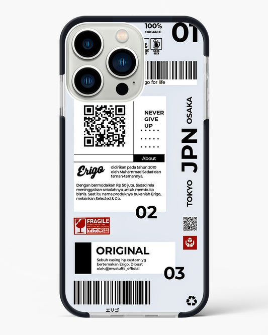 Urban Tags and Labels Impact Drop Protection Case