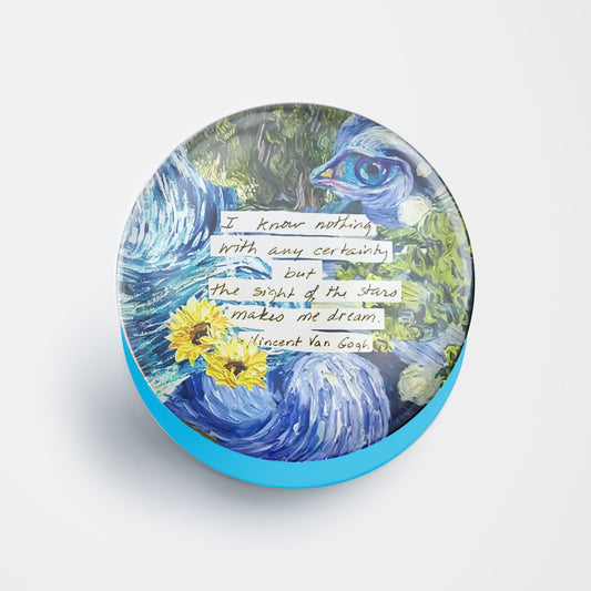 Van Gogh Quote Gloss Pop Holder