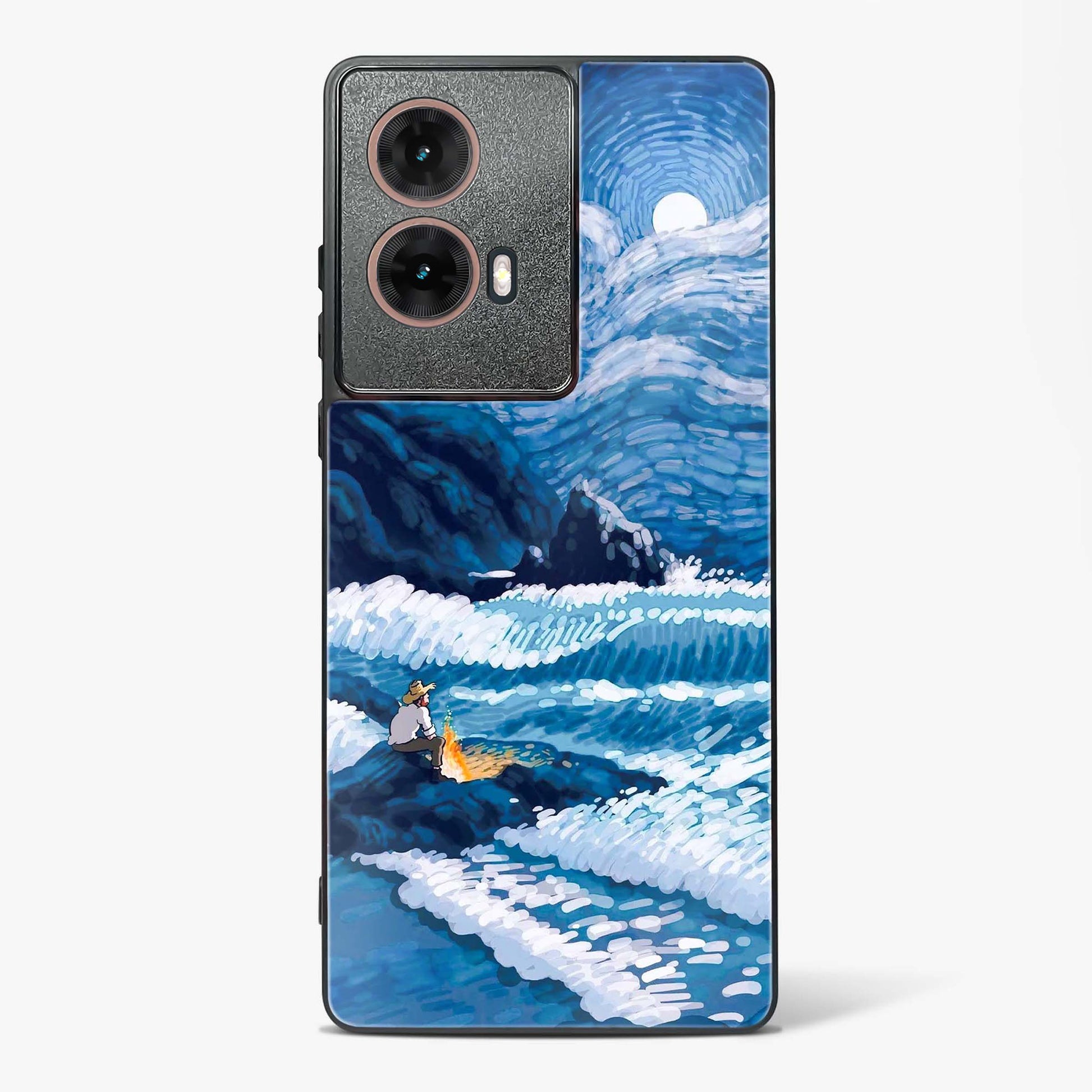 Van Gogh Art Glass Phone Case-Moto G85 5G