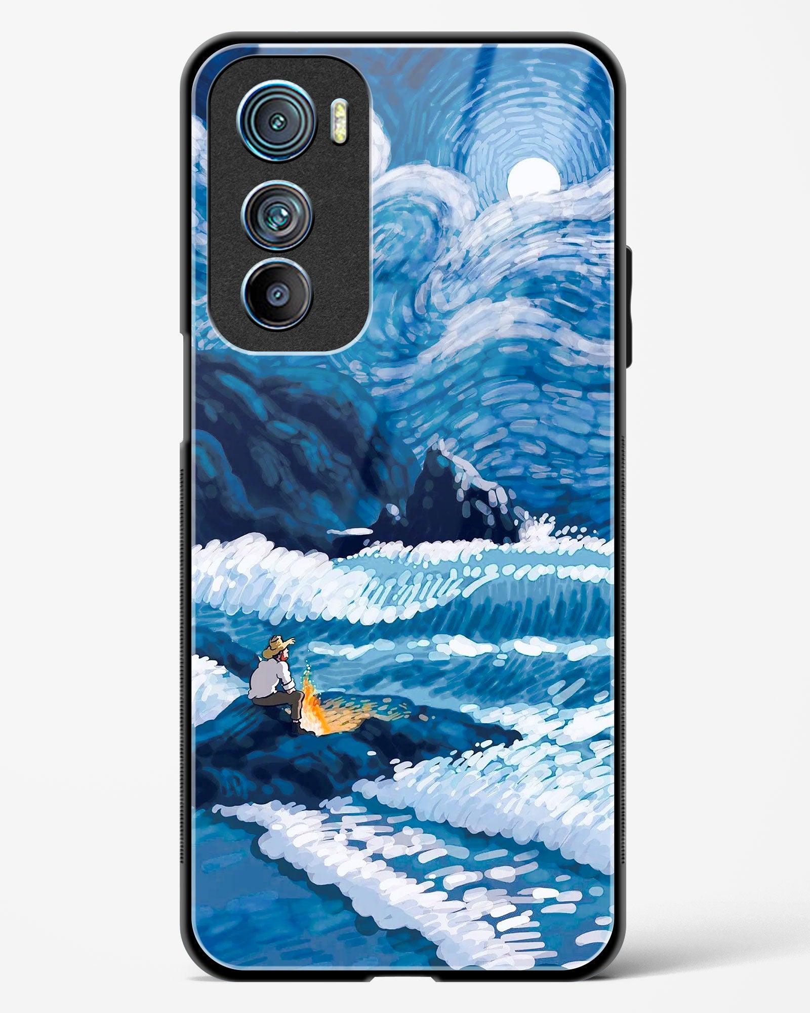 Van Gogh Art Glass Phone Case-Motorola Edge 30