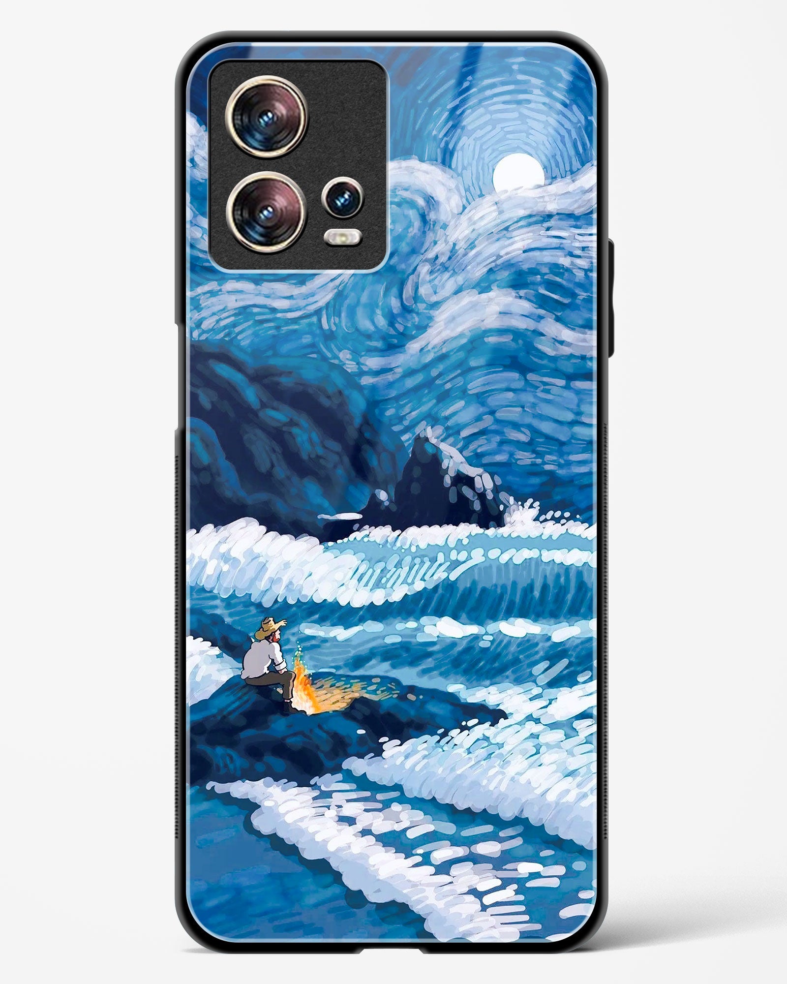 Van Gogh Art Glass Phone Case-Motorola Edge 30 Fusion