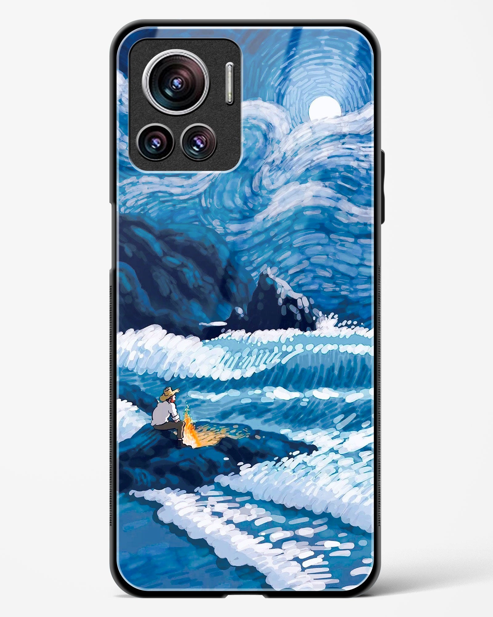 Van Gogh Art Glass Phone Case-Motorola Edge 30 Ultra