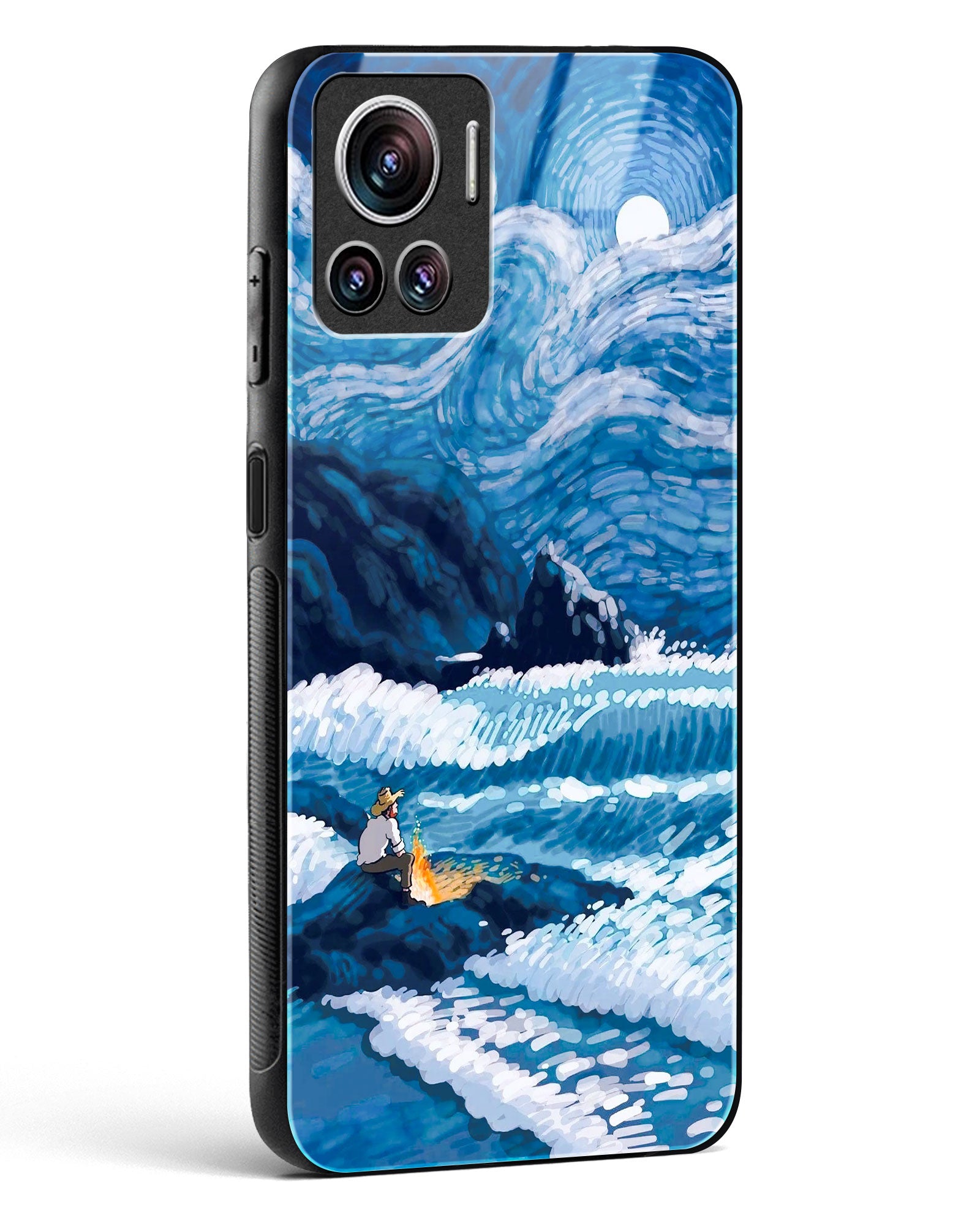Van Gogh Art Glass Phone Case-Motorola Edge 30 Ultra