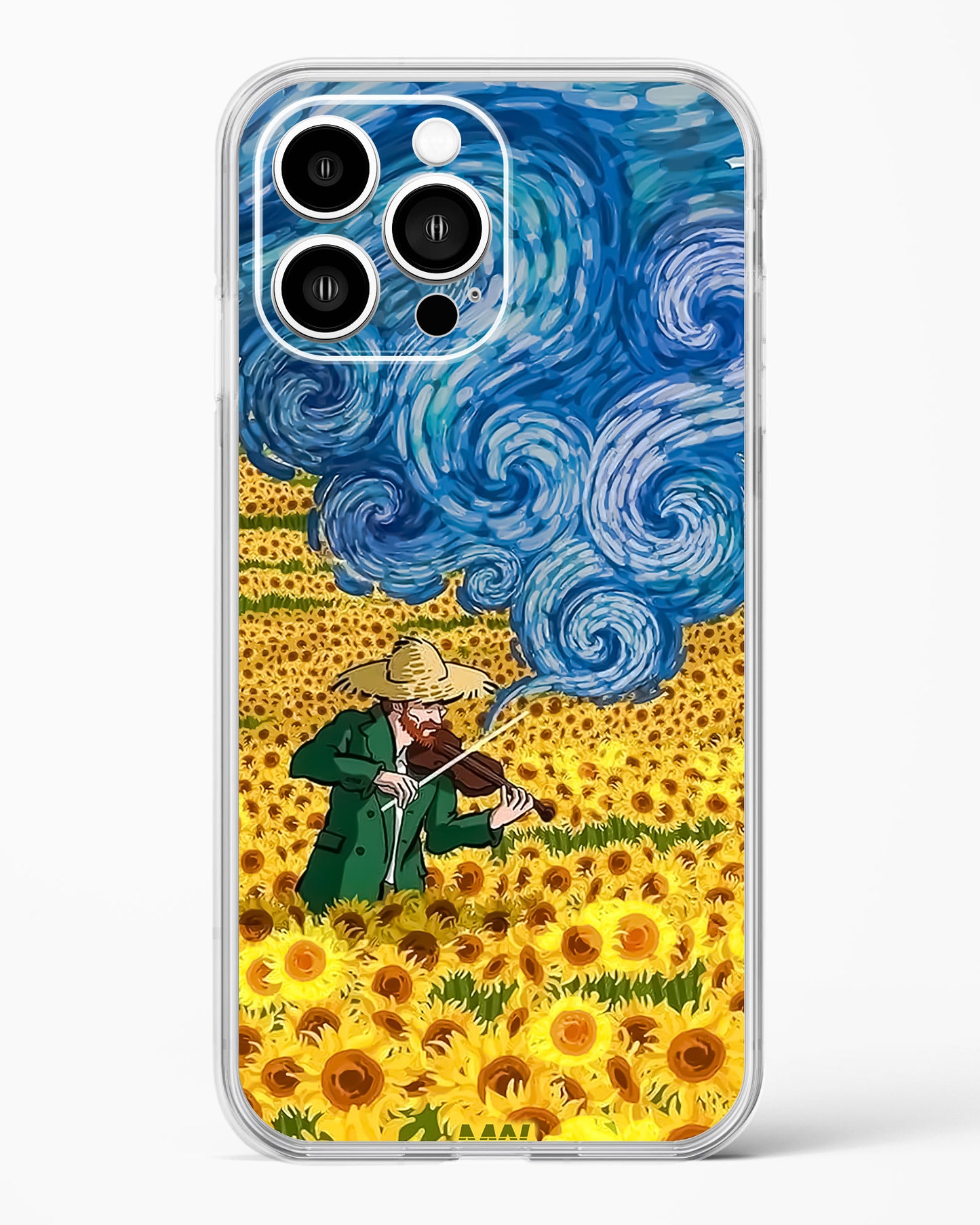 Van Gogh Blossom Art Clear Silicone Case