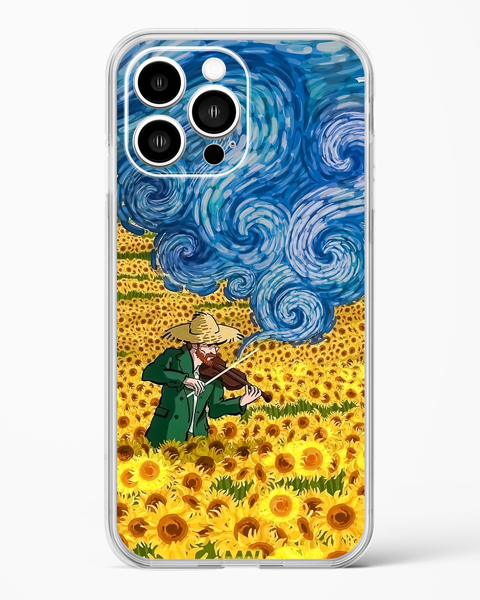 Van Gogh Blossom Art Clear Silicone Case