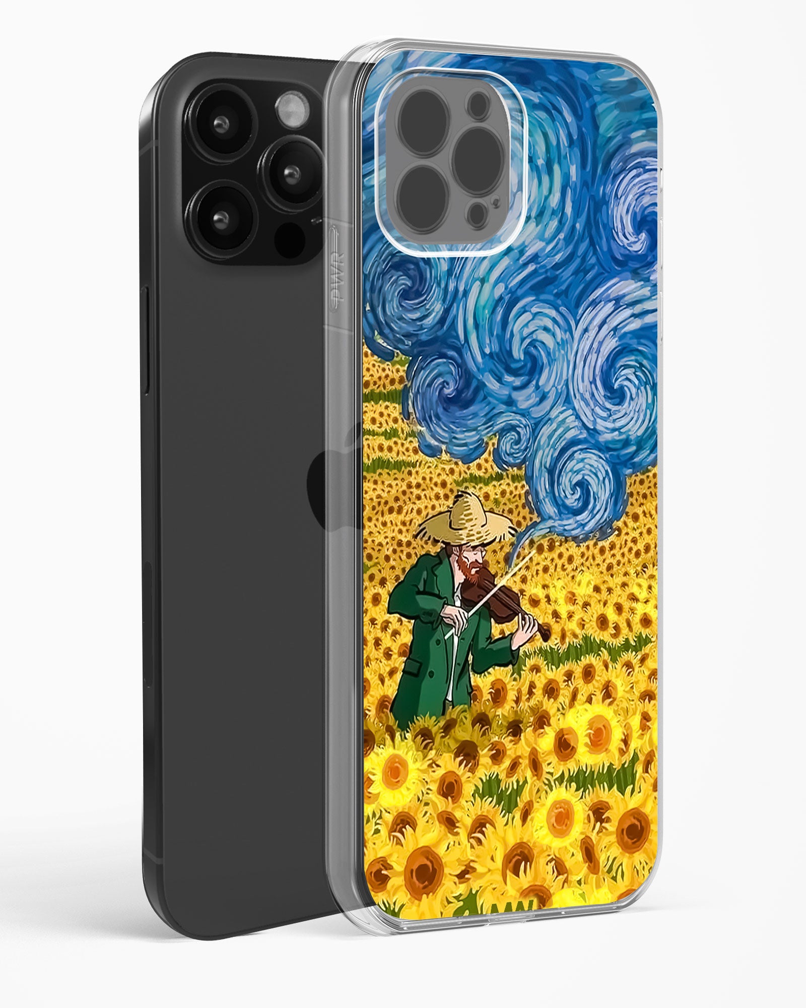 Van Gogh Blossom Art Clear Silicone Case