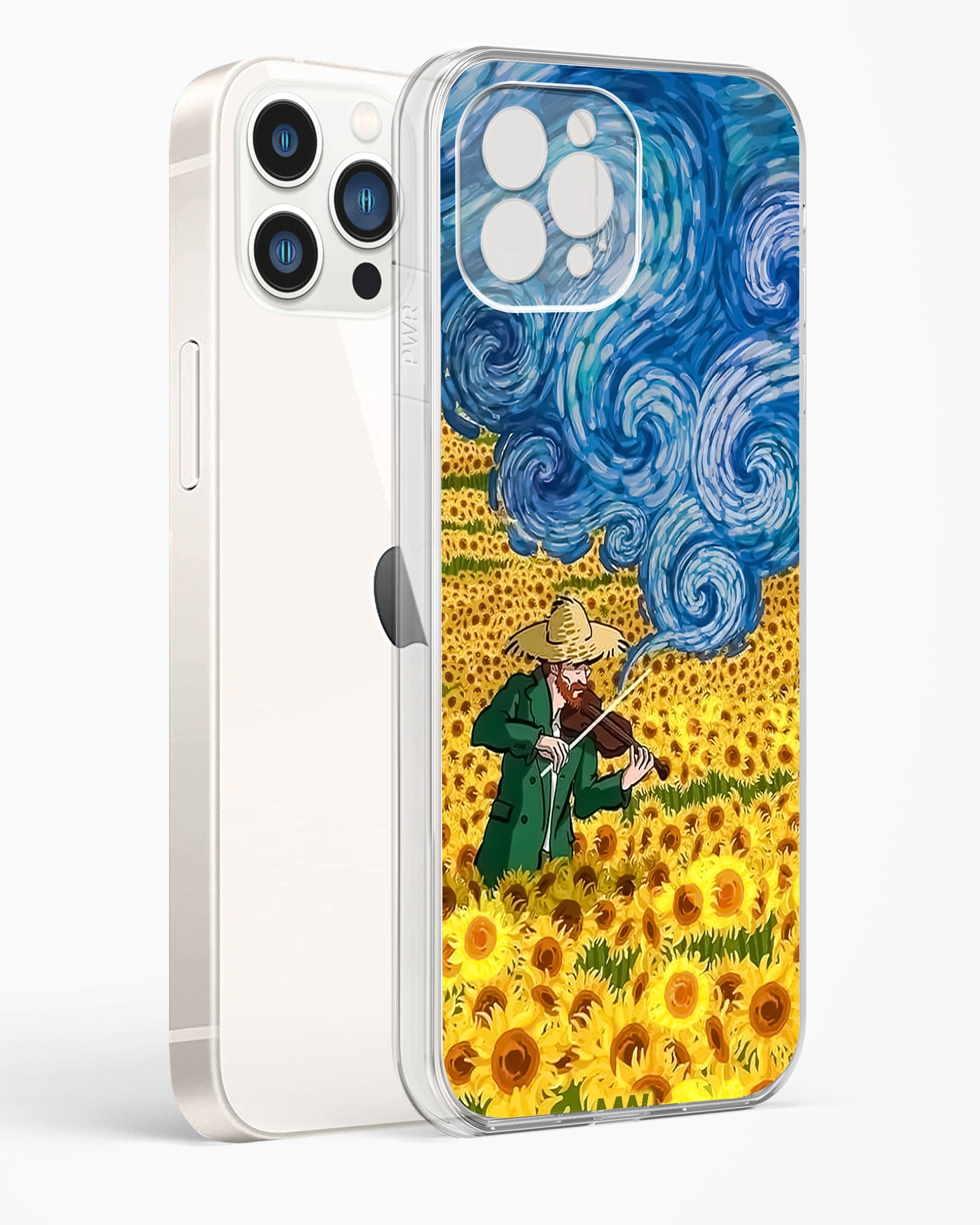 Van Gogh Blossom Art Clear Silicone Case