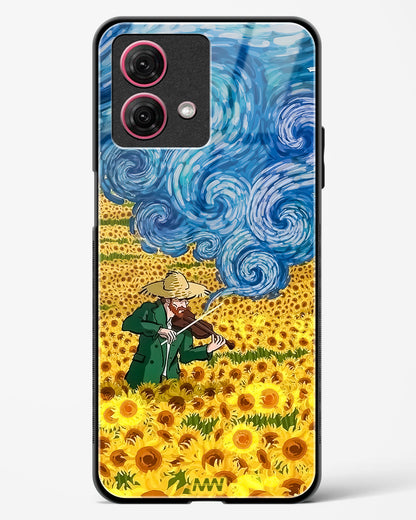 Van Gogh Blossom Art Glass Phone Case-Moto G84 5G