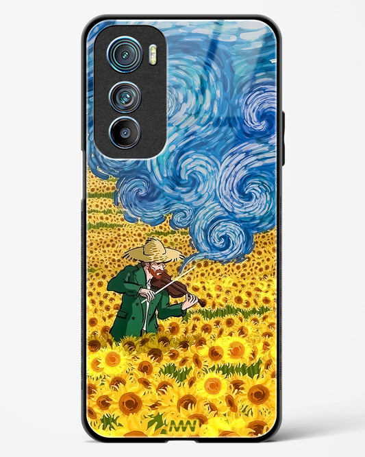 Van Gogh Blossom Art Glass Phone Case-Motorola Edge 30