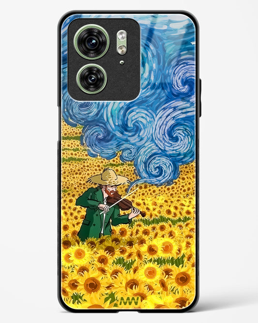 Van Gogh Blossom Art Glass Phone Case-Motorola Edge 40