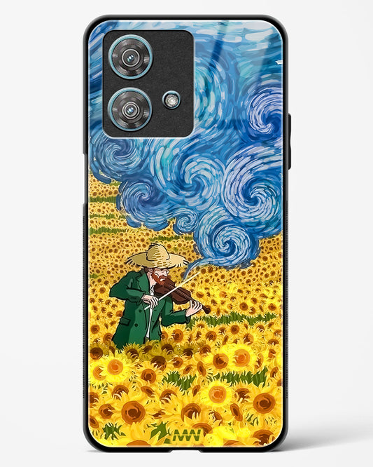 Van Gogh Blossom Art Glass Phone Case-Motorola Edge 40 Neo
