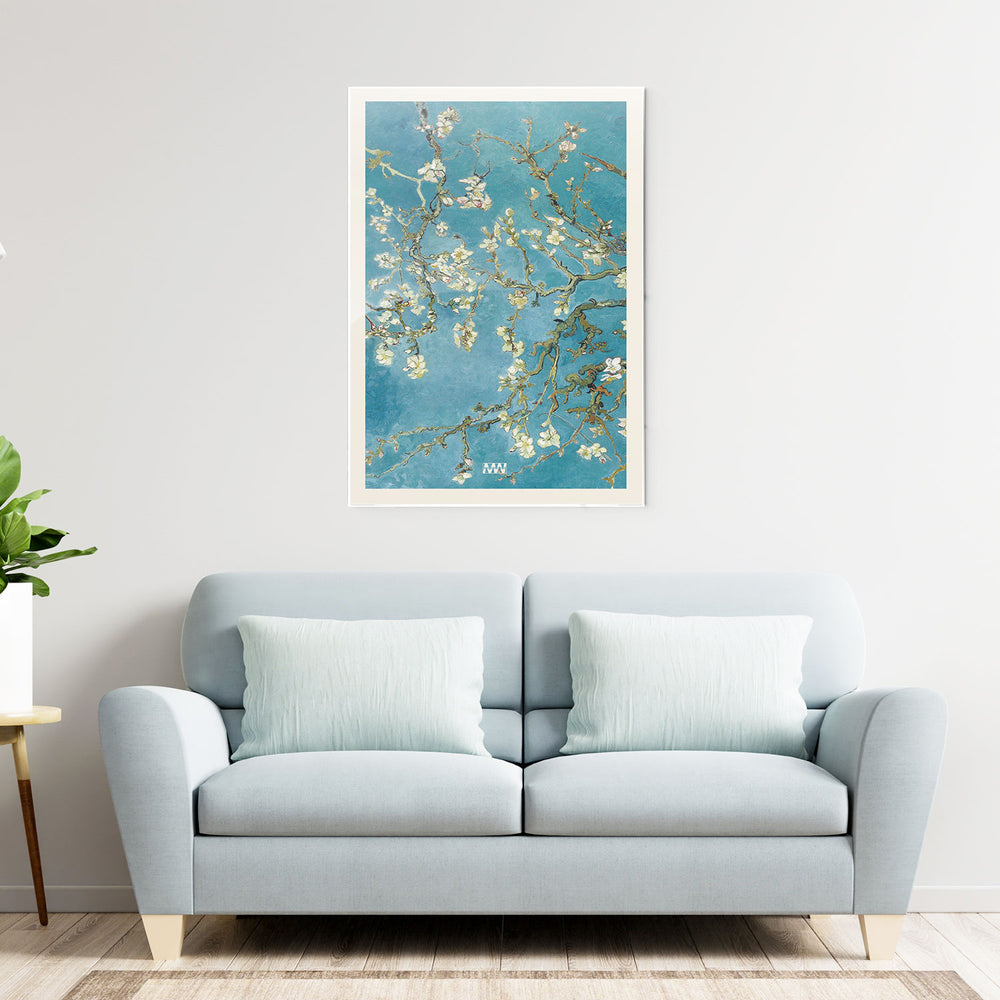 Van Gogh Blossom Metal-Poster