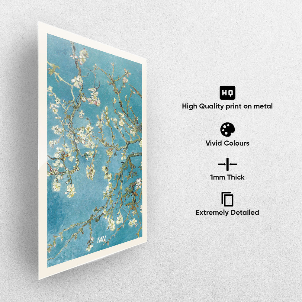 Van Gogh Blossom Metal-Poster