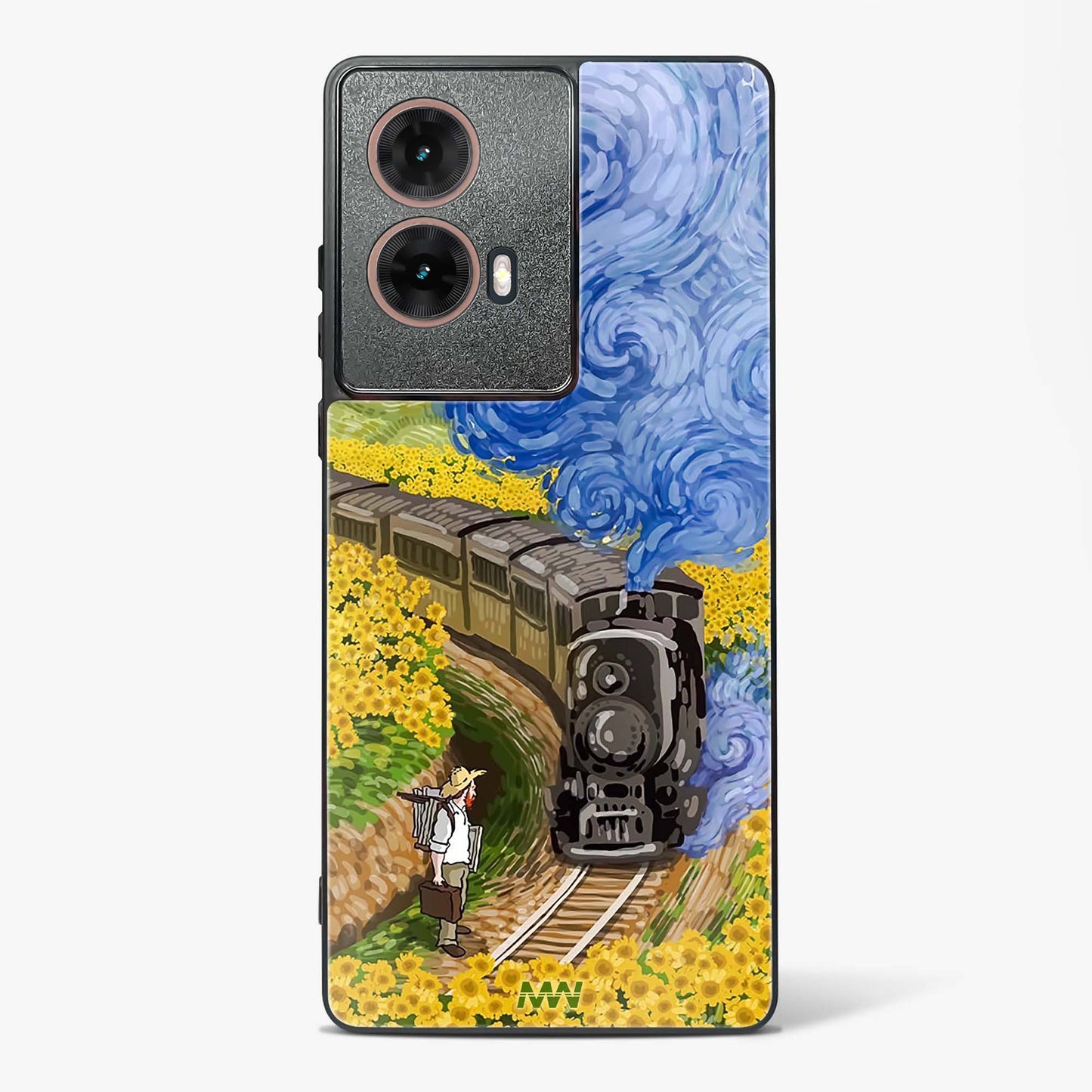 Van Gogh Bon Voyage Glass Phone Case-Moto G85 5G