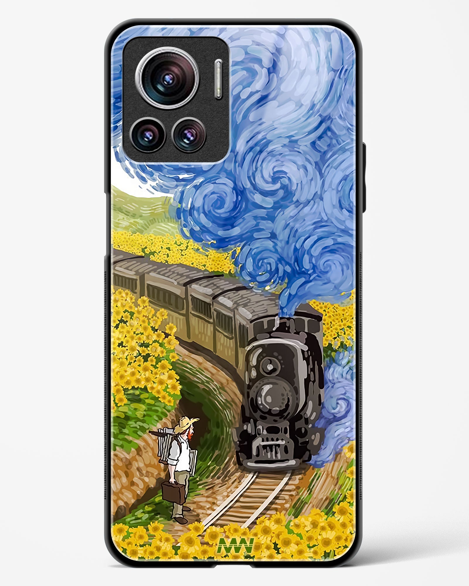 Van Gogh Bon Voyage Glass Phone Case-Motorola Edge 30 Ultra