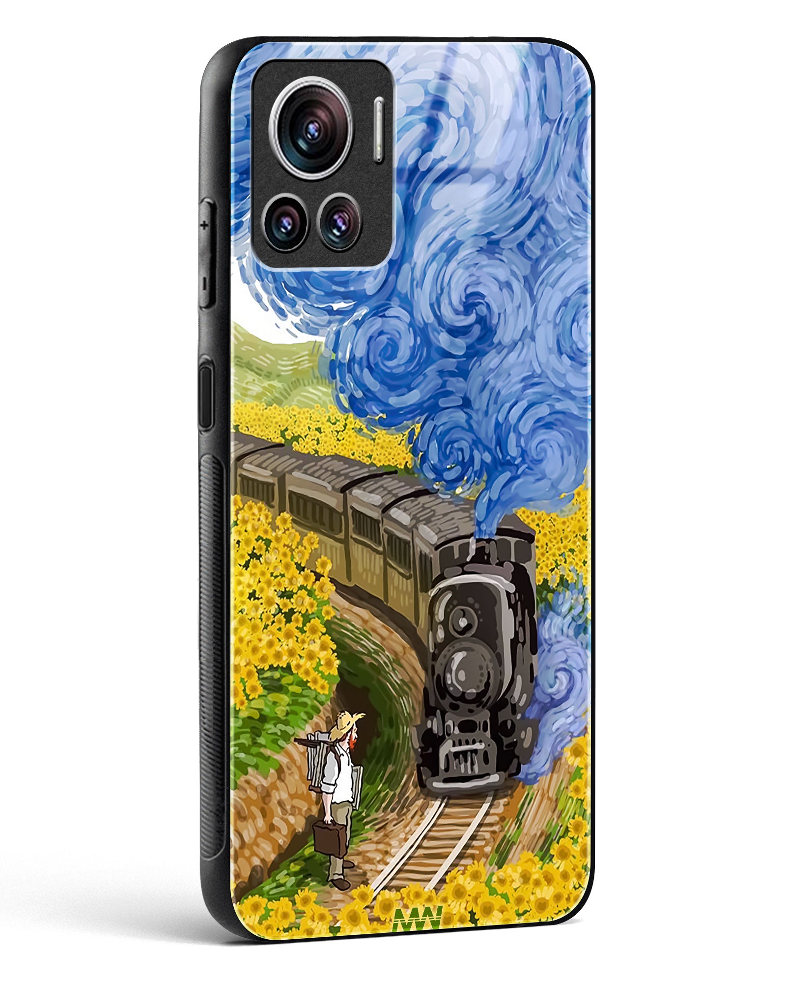 Van Gogh Bon Voyage Glass Phone Case-Motorola Edge 30 Ultra