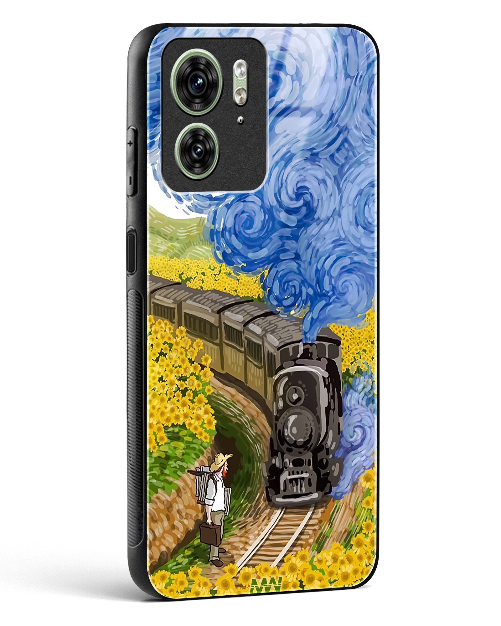 Van Gogh Bon Voyage Glass Phone Case-Motorola Edge 40