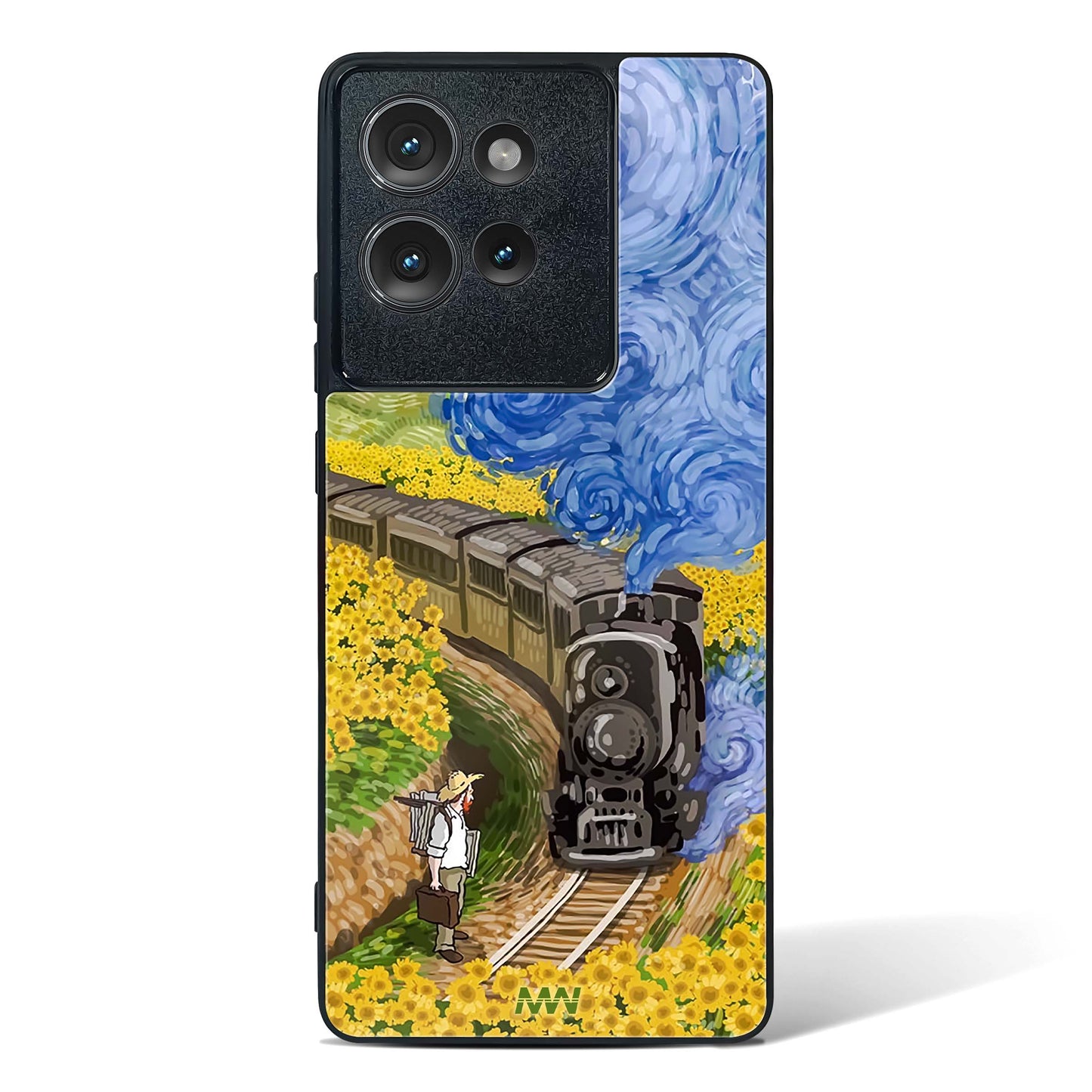 Van Gogh Bon Voyage Glass Phone Case-Motorola Edge 50