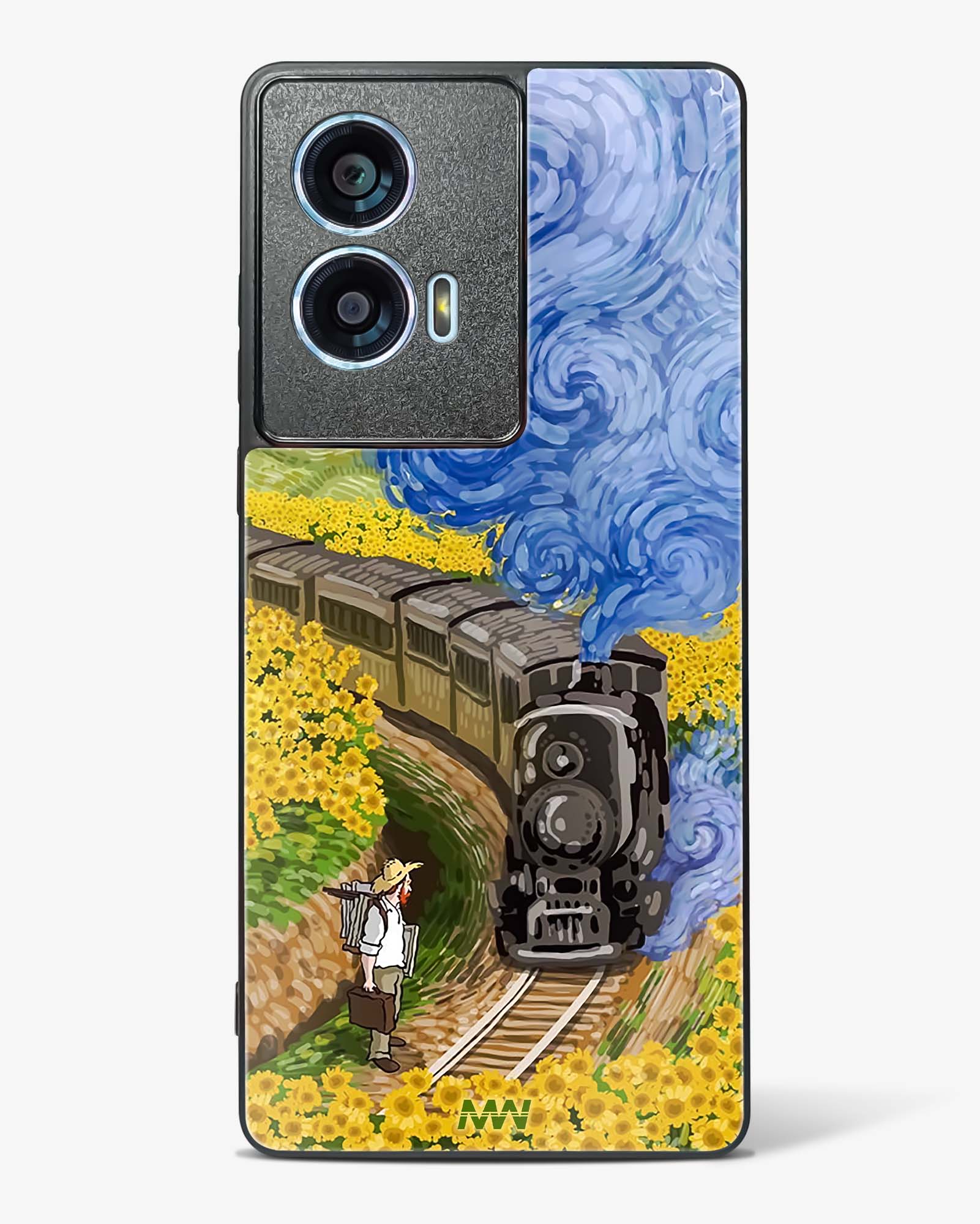 Van Gogh Bon Voyage Glass Phone Case-Motorola Edge 50 Fusion