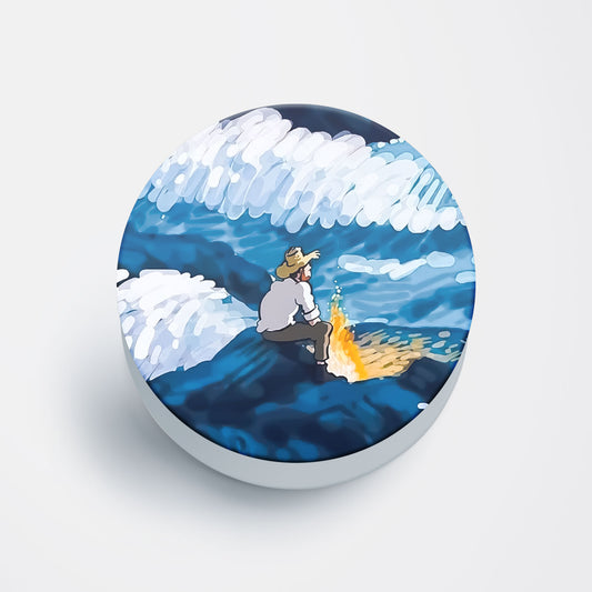 Van Gogh Fire Place Flat Pop Holder