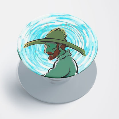 Van Gogh Portrait Flat Pop Holder
