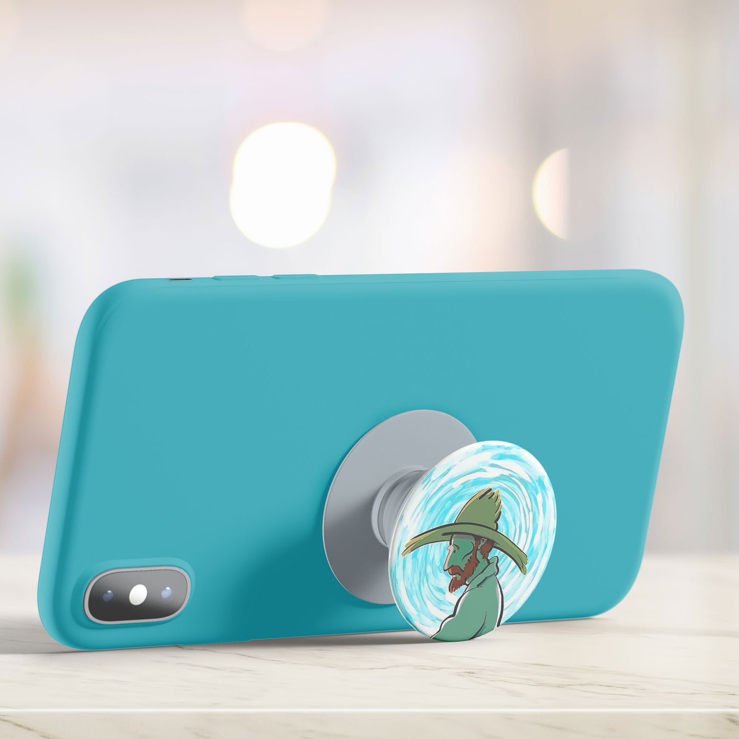 Van Gogh Portrait Flat Pop Holder
