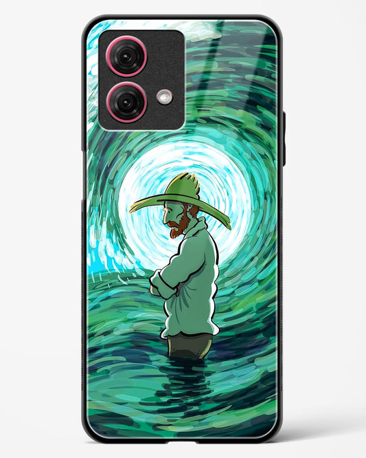 Van Gogh Wave Glass Phone Case-Moto G84 5G