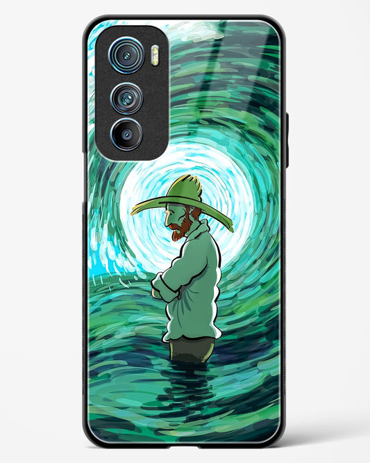 Van Gogh Wave Glass Phone Case-Motorola Edge 30