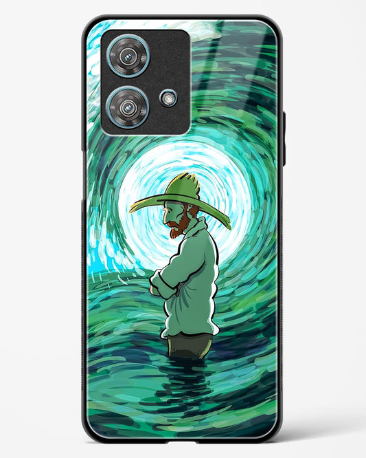 Van Gogh Wave Glass Phone Case-Motorola Edge 40 Neo