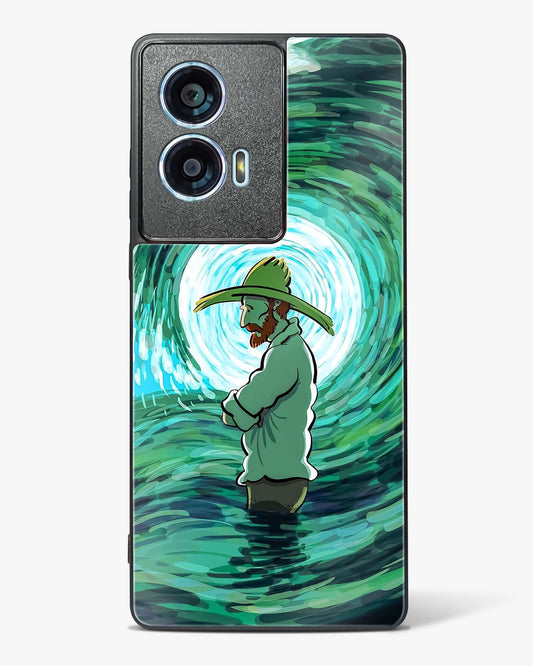 Van Gogh Wave Glass Phone Case-Motorola Edge 50 Fusion