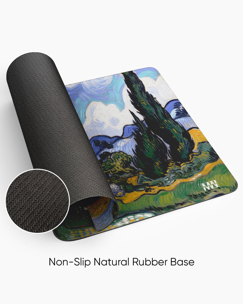 Van Gogh's Vision A Starry Escape Deskmat