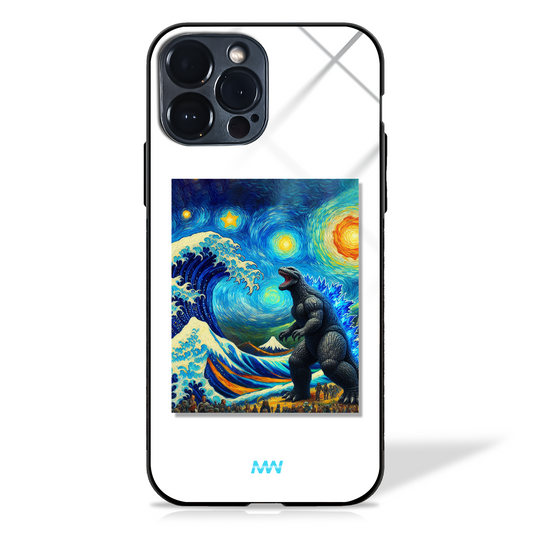 Van Gogh Monster Fusion Glass Case -  - MW Stuffs - 