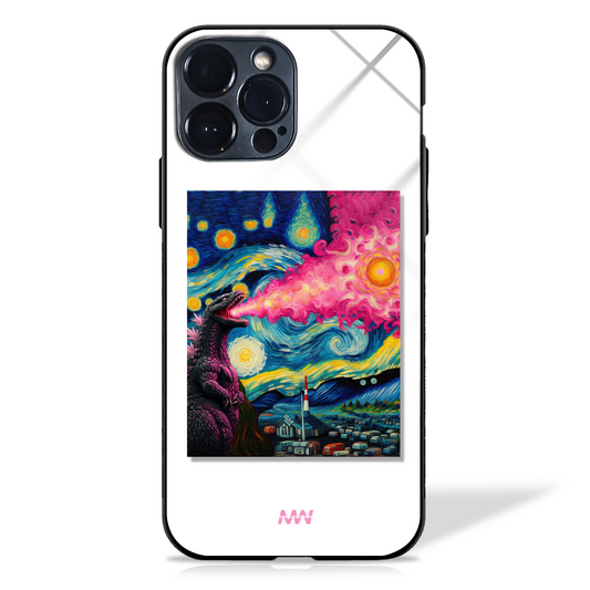 Van Gogh Monster Fusion Glass Case -  - MW Stuffs - 