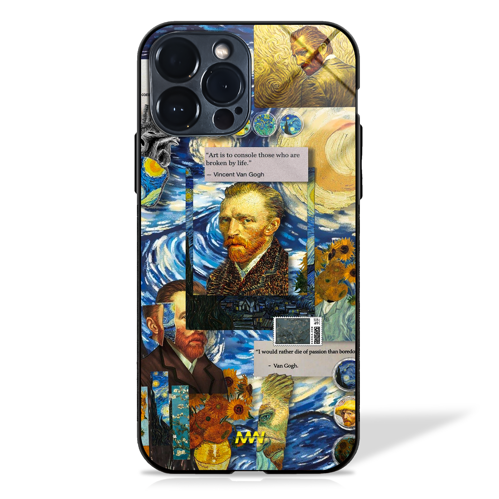 Van Gogh's Artistic Glass Case -  - MW Stuffs - 