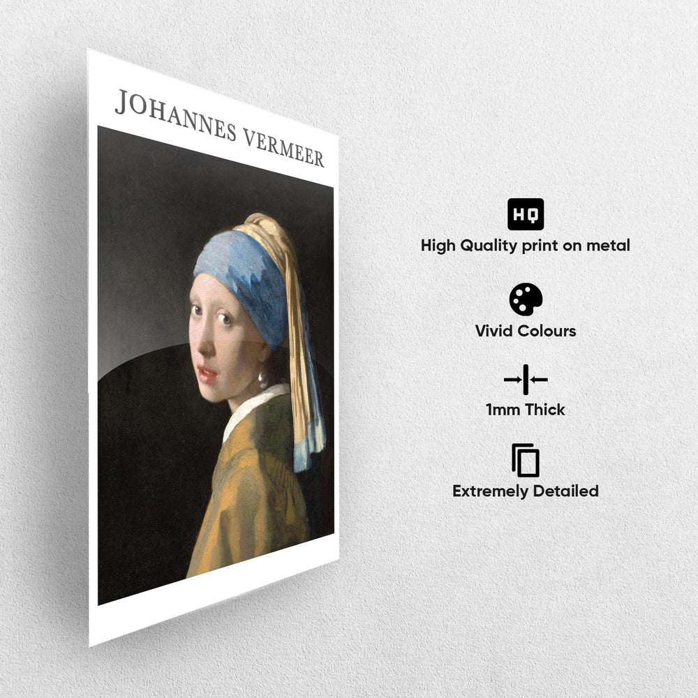 Vermeer Classic Metal-Poster