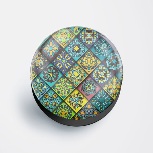 Vibrant Kaleidoscope Gloss Pop Holder