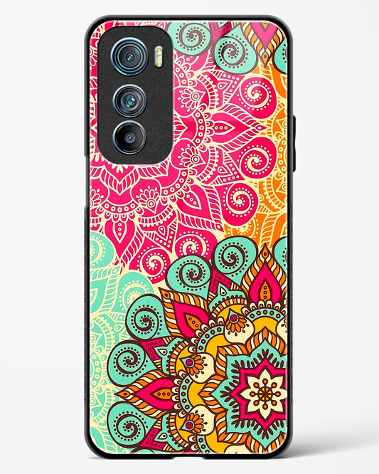 Vibrant Mandala Fusion Glass Phone Case-Motorola Edge 30