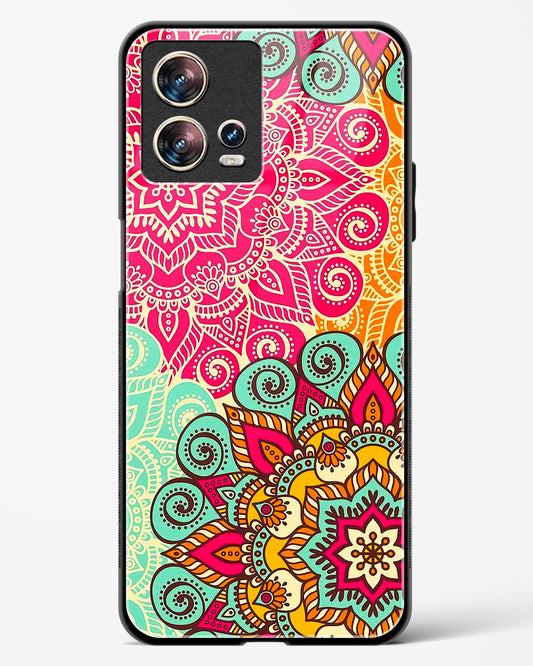 Vibrant Mandala Fusion Glass Phone Case-Motorola Edge 30 Fusion
