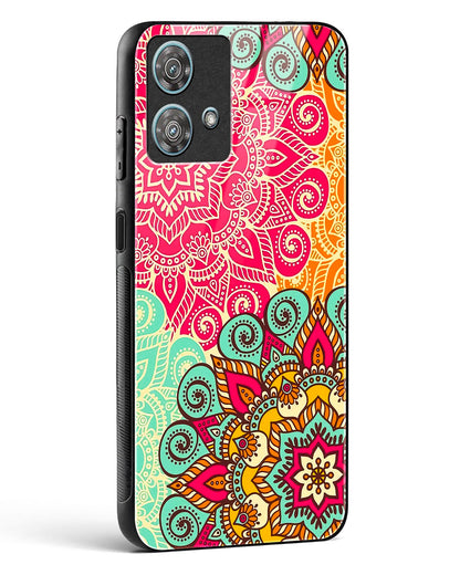 Vibrant Mandala Fusion Glass Phone Case-Motorola Edge 40 Neo