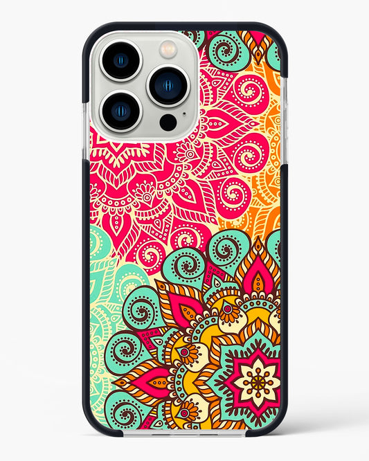Vibrant Mandala Fusion Impact Drop Protection Case