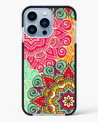 Vibrant Mandala Fusion Impact Drop Protection Case