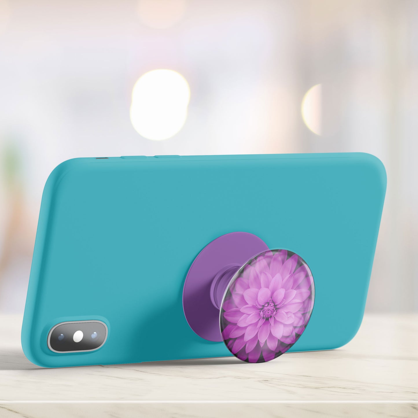 Vibrant Pink Dahlia Gloss Pop Holder