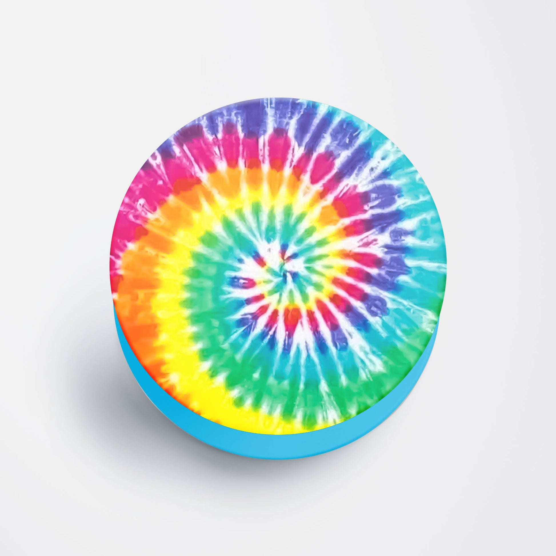Vibrant Tie Dye Flat Pop Holder