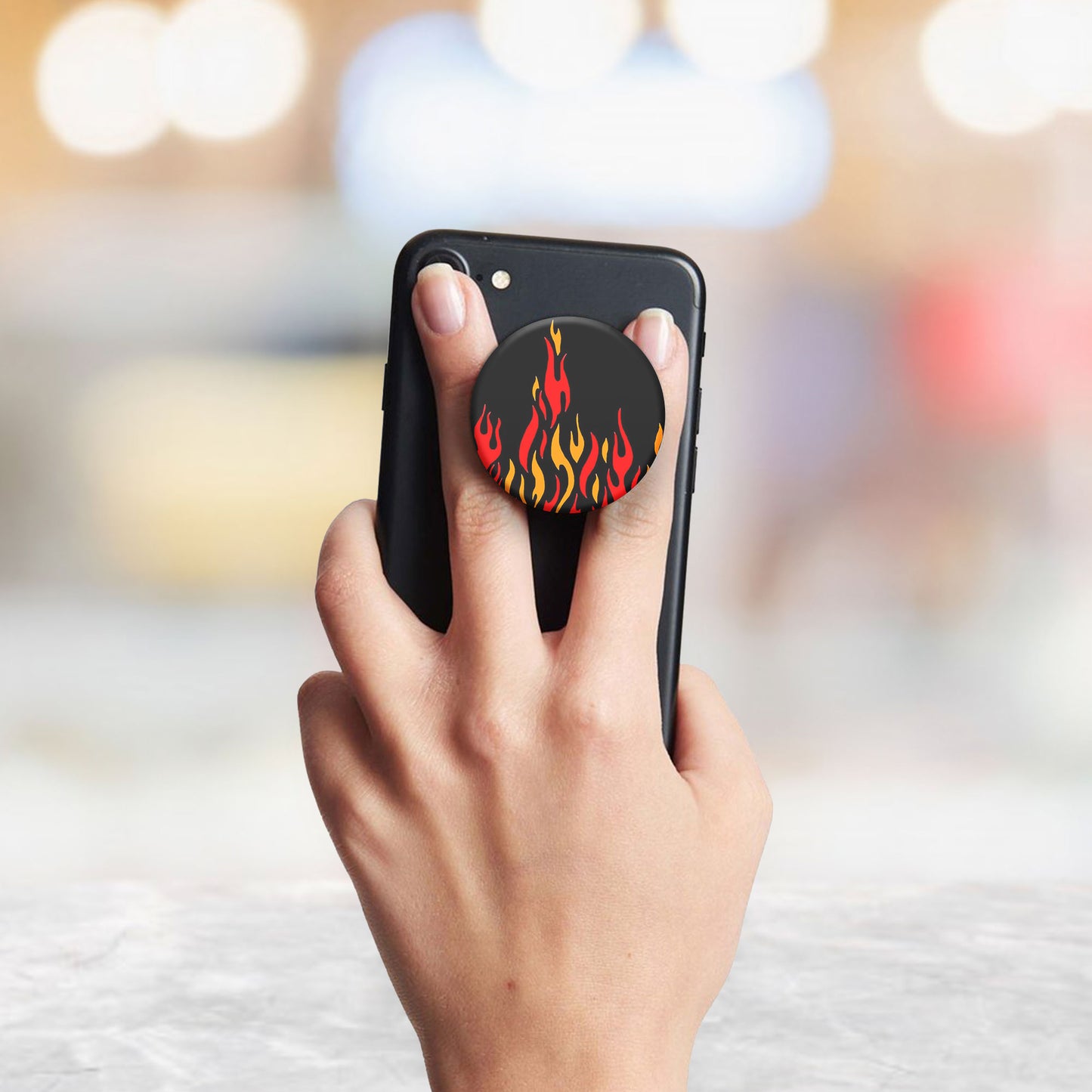 Vibrant Fire Flat Pop Holder