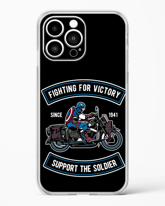 Vintage Heroic Ride Clear Silicone Case