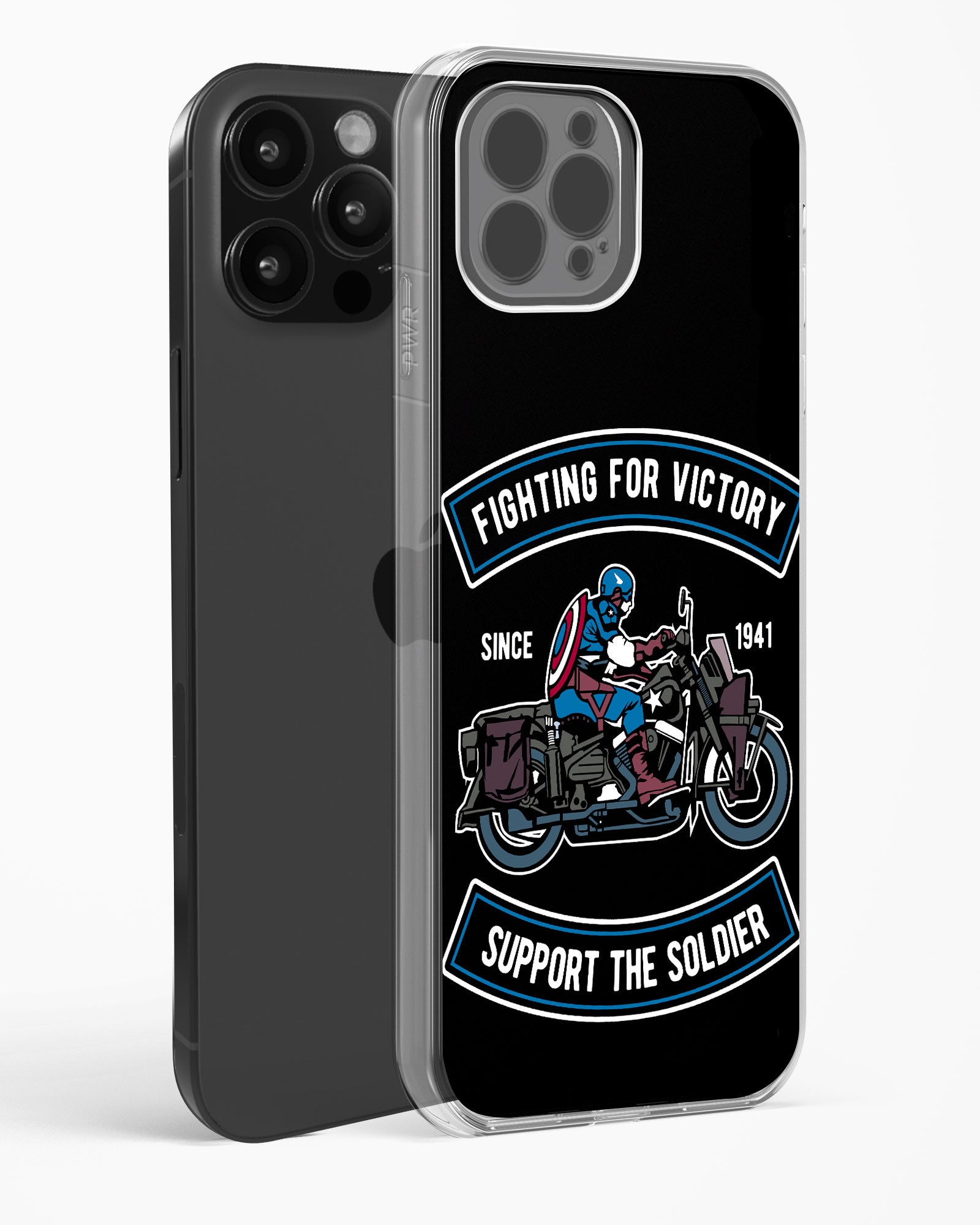 Vintage Heroic Ride Clear Silicone Case