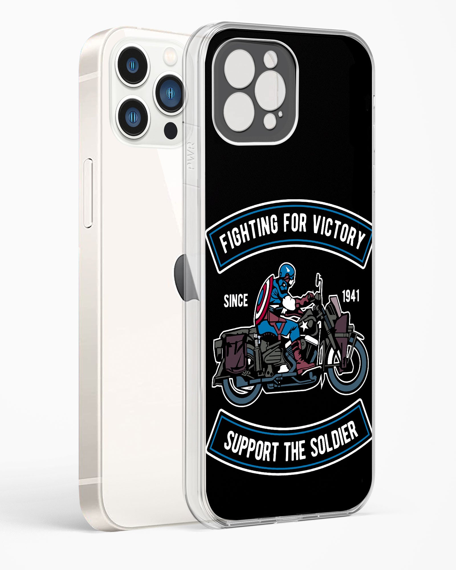 Vintage Heroic Ride Clear Silicone Case