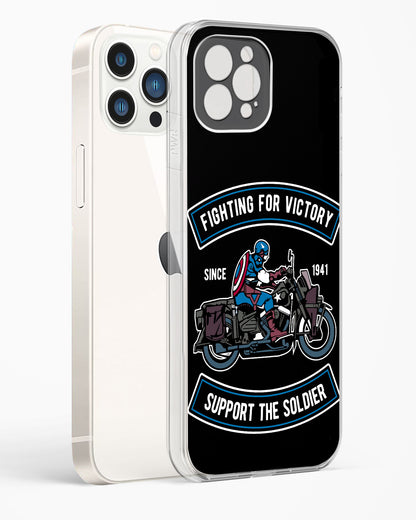 Vintage Heroic Ride Clear Silicone Case
