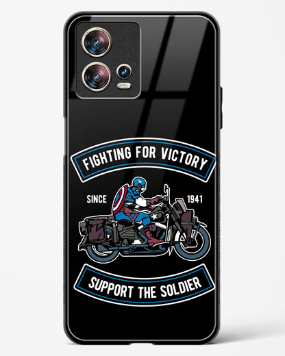Vintage Heroic Ride Glass Phone Case-Motorola Edge 30 Fusion
