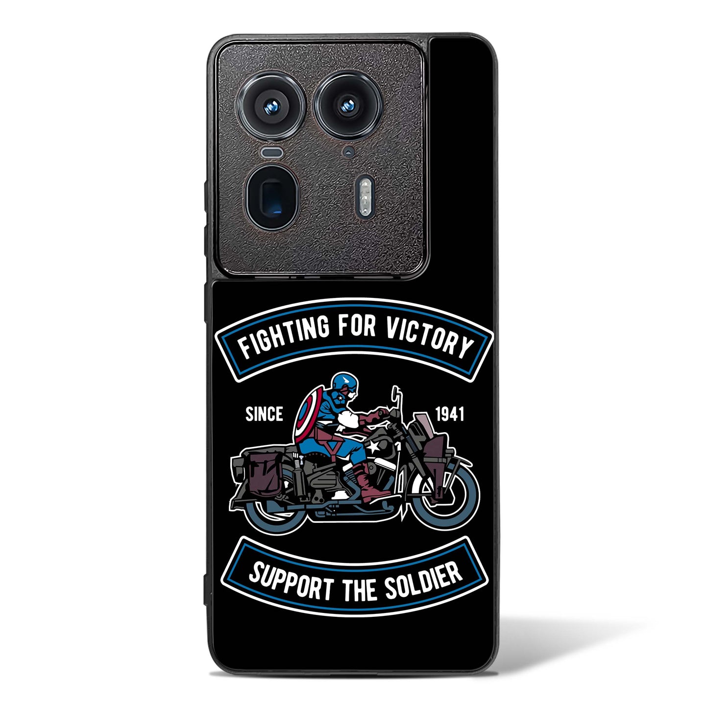 Vintage Heroic Ride Glass Phone Case-Motorola Edge 50 Ultra